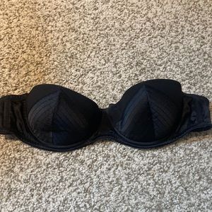 Fleur du mal black bustier bra